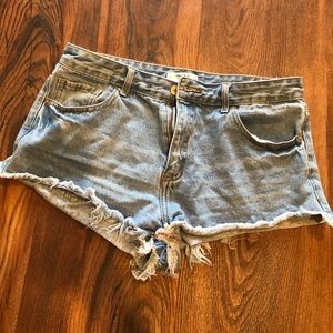 High waisted shorts